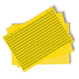 Yellow A-Z Letter Packs - 9mm Character Height