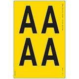 Yellow Self Adhesive A Labels