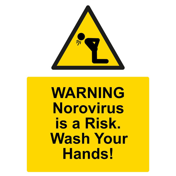 Custom Norovirus Signs