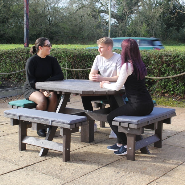 Octagonal Picnic Table & Cushion Bundles