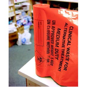 Orange Clinical Waste Sacks