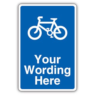 Custom - Mandatory Cycle Parking - Blue