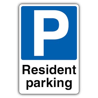 Resident Parking - Mandatory Blue Parking