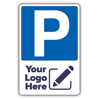Mandatory Blue Parking - Your Logo Here