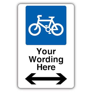 Custom - Mandatory Cycle Parking - Arrow Left/Right