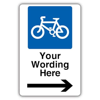 Custom - Mandatory Cycle Parking - Arrow Right