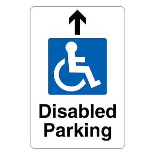 Disabled Parking - Arrow Up