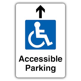 Accessible Parking - Arrow Up