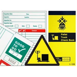 Pallet Truck Check Book | Safety Signs 4 Less