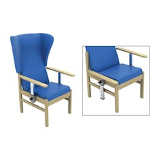 Patient Chair with Wings & Drop Arms