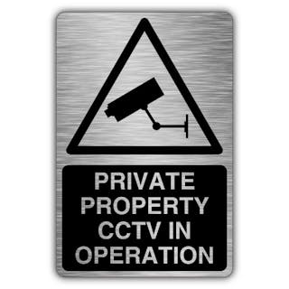 Private Property CCTV In Operation