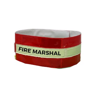 Photoluminescent Arm Band - Fire Marshal