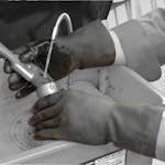 Polyco Maxima&trade; Heavy Duty Black Rubber Gloves