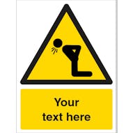 Custom Warning Norovirus Sign