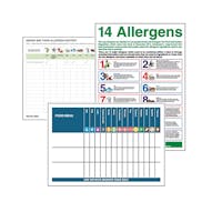 Allergen Posters and Write on Menus