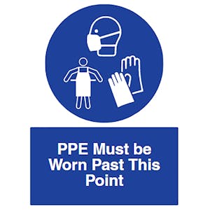 PPE Must be Worn Past This Point