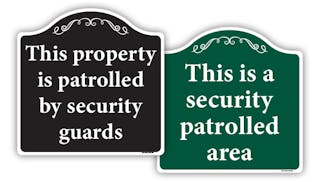 Prestige Patrol & Guard Dog Signs