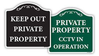 Prestige Private Property Signs