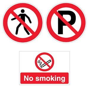 Prohibition - Anti-Slip Floor Signs