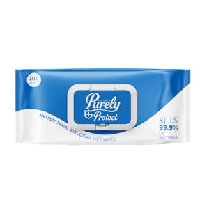 Purely Protect Antibacterial & Virucidal Wipes - Pack