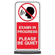 Exams in Progress Please be Quiet - Red