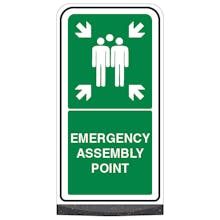 Freestanding Sign - Emergency Assembly Point