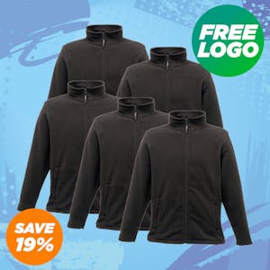 5 Regatta Micro Fleeces For £99 - Includes Free Embroidered Logo!