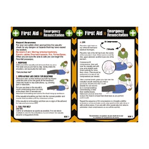 First Aid Pocket Guide - For Resuscitation