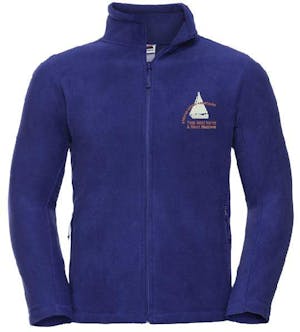 S.O.A Embroidered Mens Full Zip Fleece