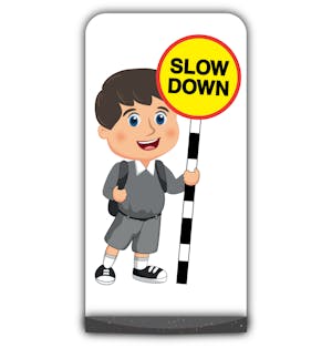 Road Safety Squad - Grey Uniform - Flat Panel Signs