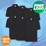 6 Russell Polo Shirts For £99 - Includes Free Embroidered Logo!