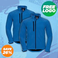 2 Russell Softshell Jackets for £99 - Includes Free Embroidered Logo!