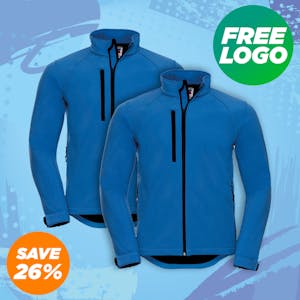 2 Russell Softshell Jackets for £99 - Includes Free Embroidered Logo!