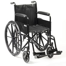 S1 Budget Steel Wheelchair 