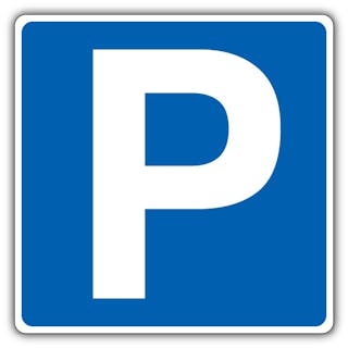 Mandatory Blue Parking - Symbol