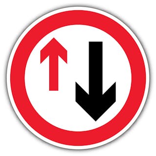 Give Way To Oncoming Traffic
