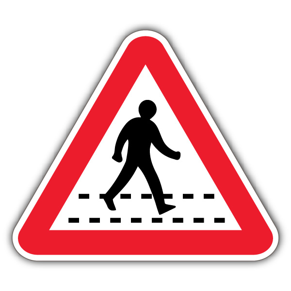 Pedestrians Crossing | Car Park Traffic | Road & Traffic Signs ...