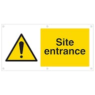 Site Entrance Banner