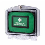 Anaphylaxis Response Clear Cabinet with AAI Pouch - Empty