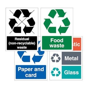 Simpler Recycling - Recycling Symbol - 4 Pack