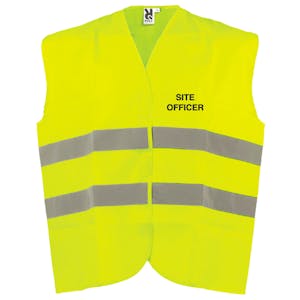 Adjustable Hi-Vis Vest - Site Officer