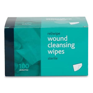 Reliwipe Alcohol Free Sterile Saline Cleansing Wipes