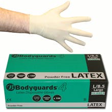 Bodyguards 4 Powder Free Latex Gloves