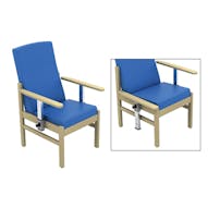 Atlas Patient Mid Back Arm Chair with Drop Arms