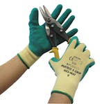 Polyco Green Matrix S Latex Gripper Gloves