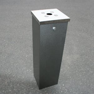 Flat Top Tower Cigarette Bin