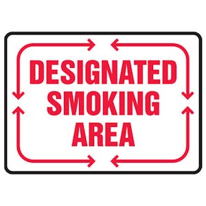 Designated Smoking Area (Red)