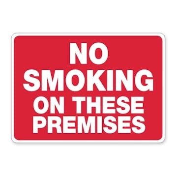 No Smoking On These Premises