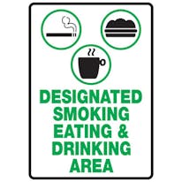 Designated Smoking Eating & Drinking Area