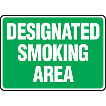 Designated Smoking Area (Green)